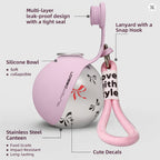 2-in-1 Portable Dog Water Bottle with Bowl