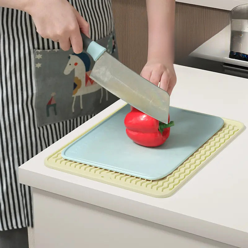 Waterproof, Non-Slip, and Heat-Resistant Silicone Drain Mat