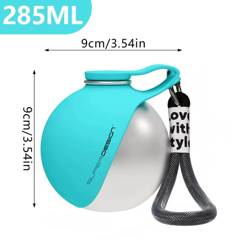 2-in-1 Portable Dog Water Bottle with Bowl