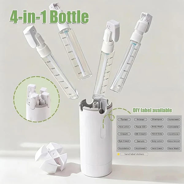 OmniTravel 4-in-1 Rotating Travel Dispenser