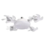 Drone Fan Integrated Light with E27 Screw Creative 3/4/5 Head Remote-Controlled