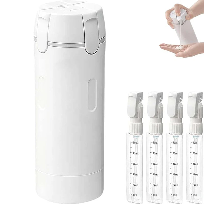 OmniTravel 4-in-1 Rotating Travel Dispenser