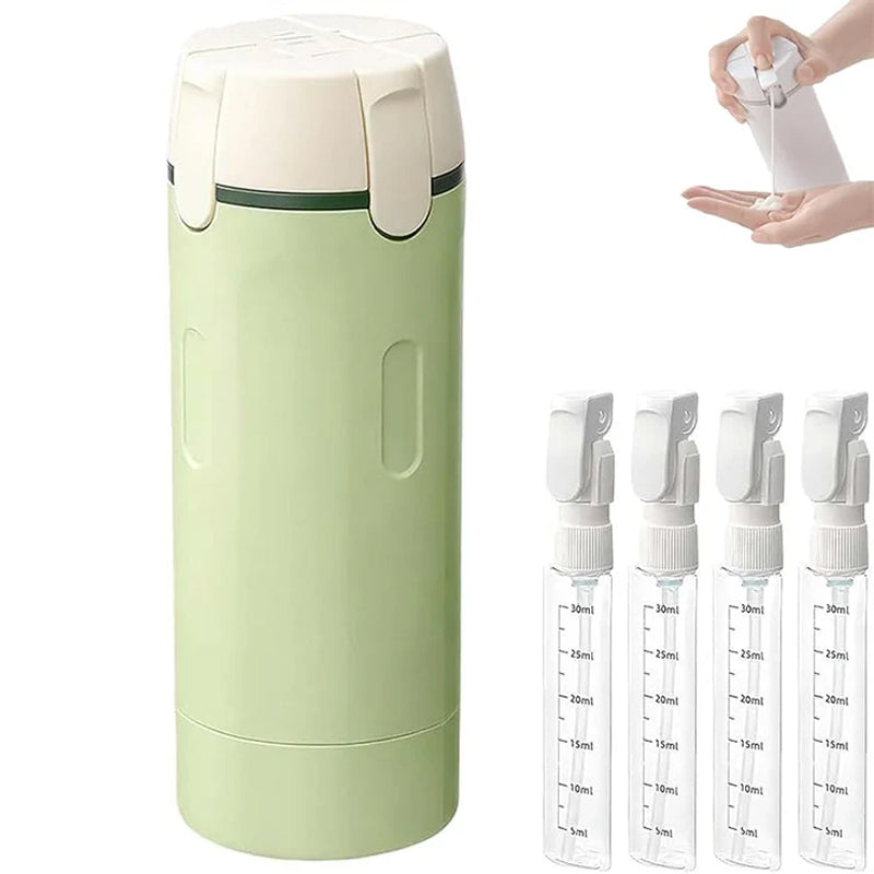 OmniTravel 4-in-1 Rotating Travel Dispenser