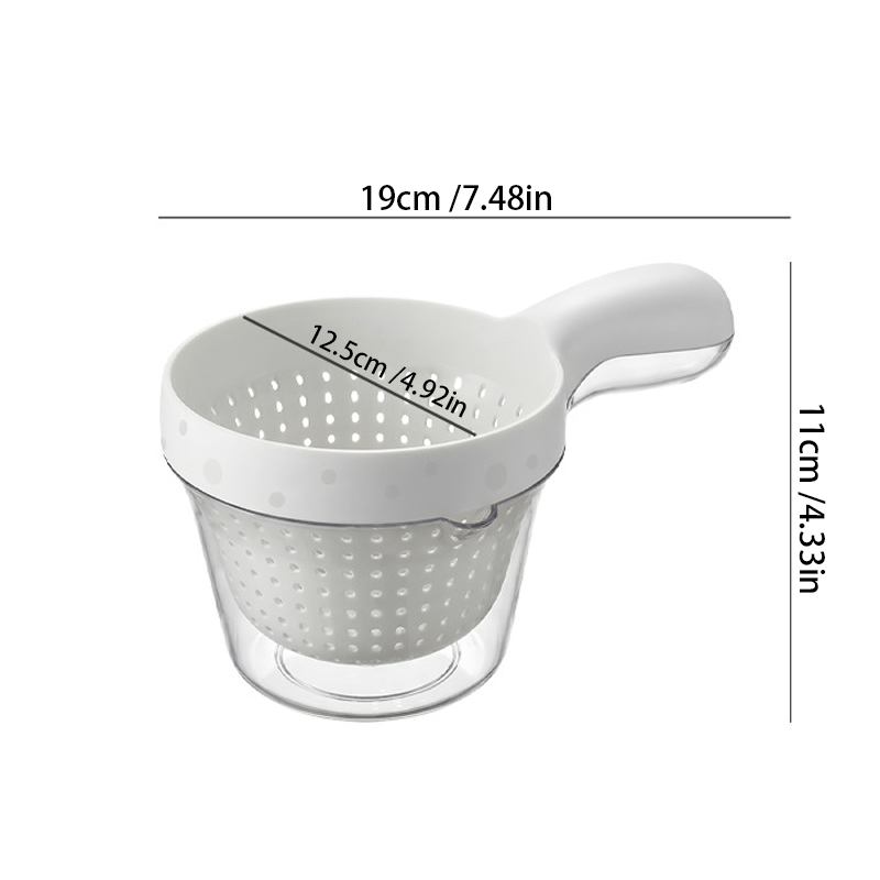 Dopamine Drain Basket – Double-Layer Design, Food-Grade Material