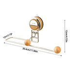 No-Drill Kitchen Paper Towel Holder – Suction Cup Installation