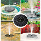 Solar Fountain – Solar Powered, Multiple Spray Modes