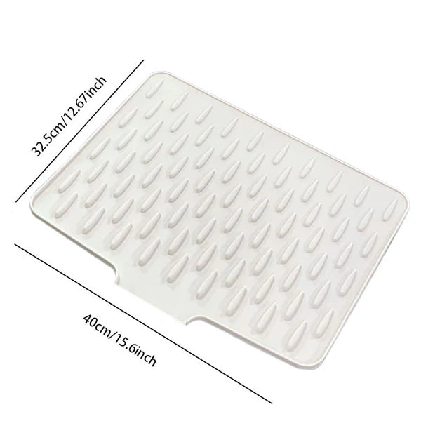 Sloped Silicone Draining Mat -Heat-Proof & Non-Slip