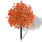 Artificial Topiary Ball Treeswith Flowers and Ground Spikes