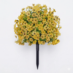 Artificial Topiary Ball Treeswith Flowers and Ground Spikes