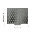 Sloped Silicone Draining Mat -Heat-Proof & Non-Slip
